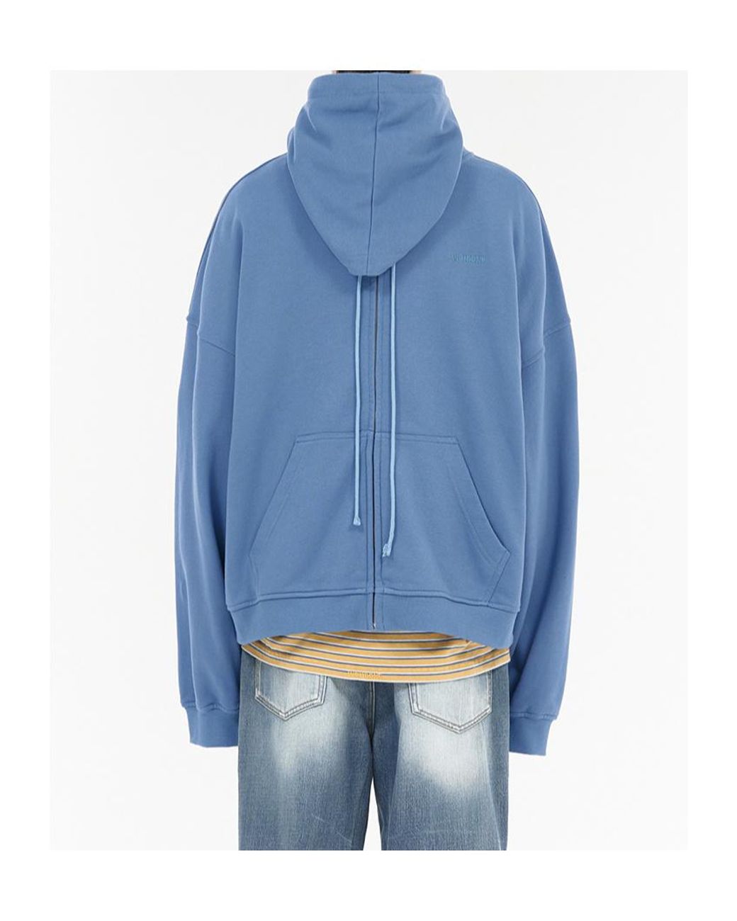 we11done Blue Long Sleeve Sweatshirt for men