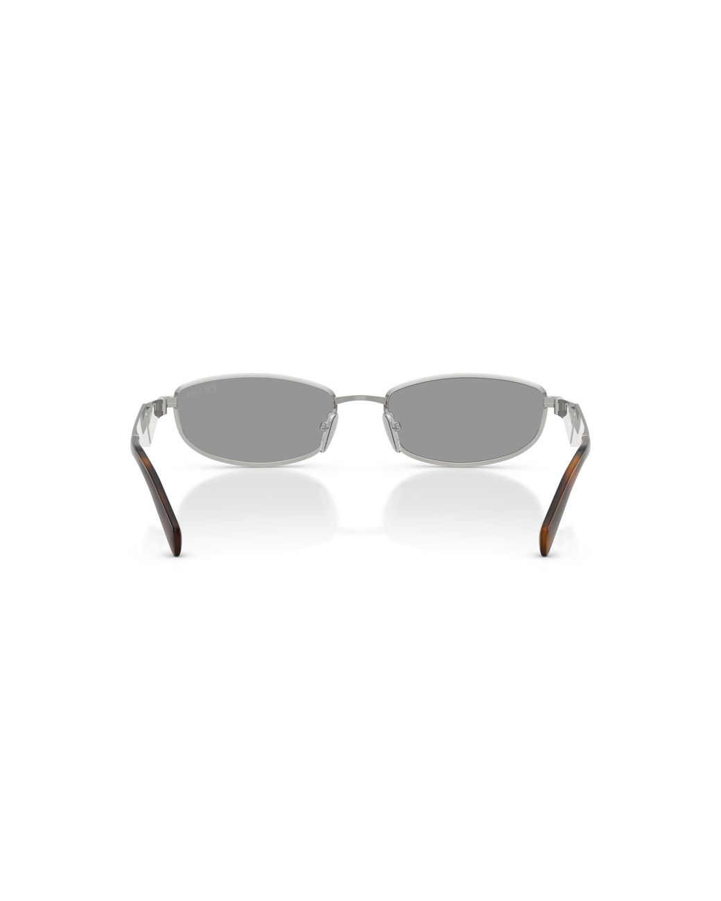 Prada White Eyewear Geometric Frame Sunglasses