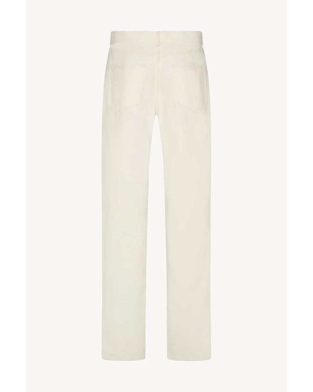 The Row White Burty Jeans