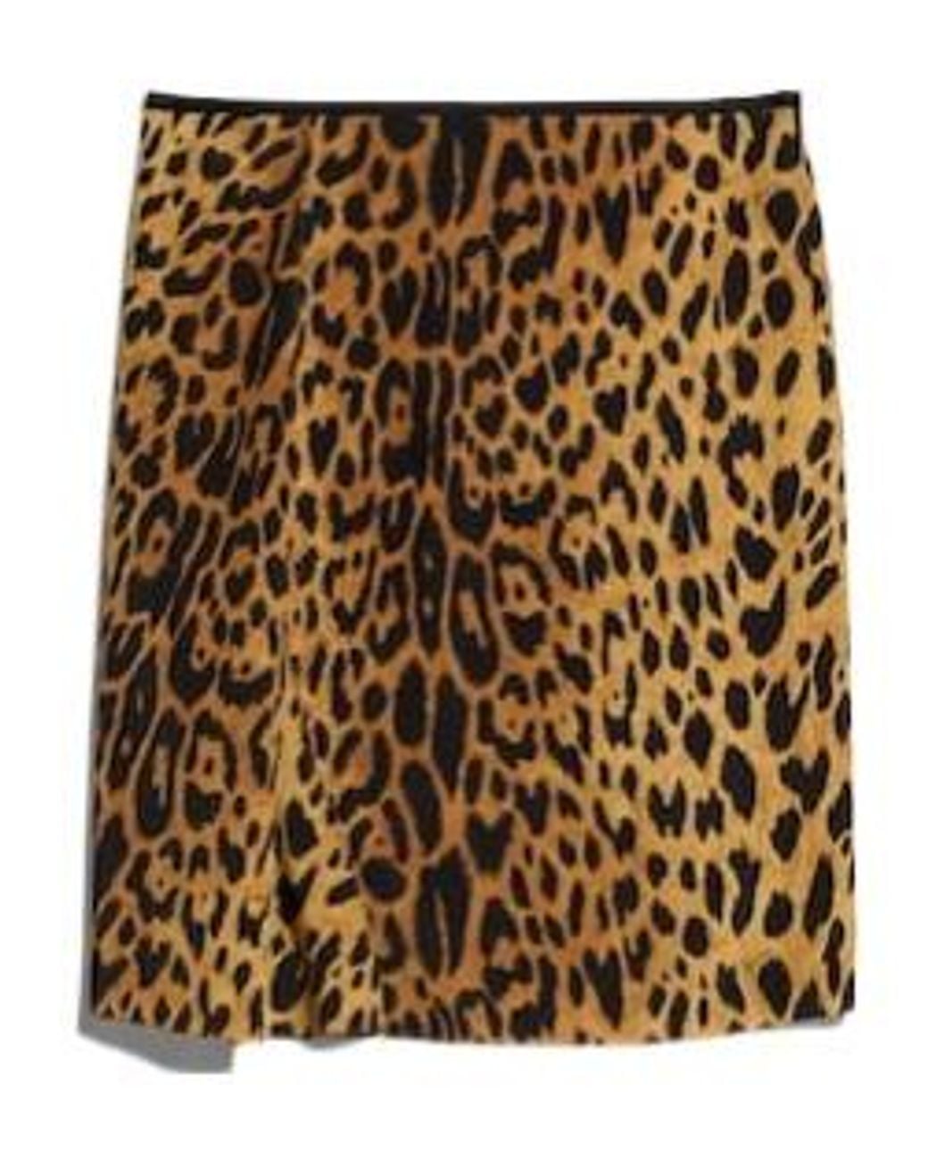 Gucci Natural Printed Silk Crêpe De Chine Skirt