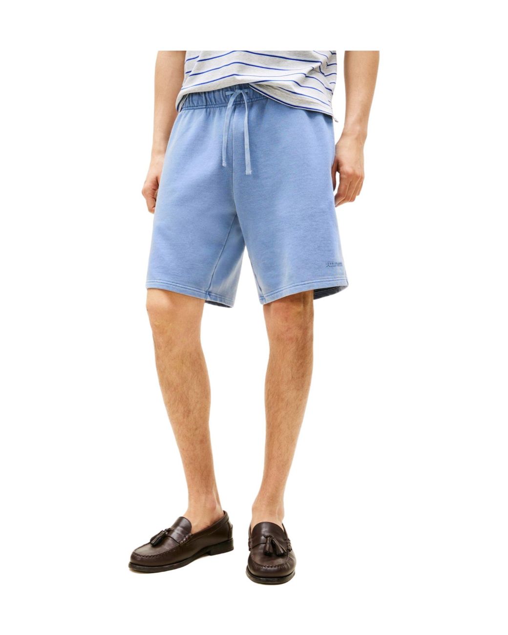 Tommy Hilfiger Blue Drawstring Sports Shorts for men