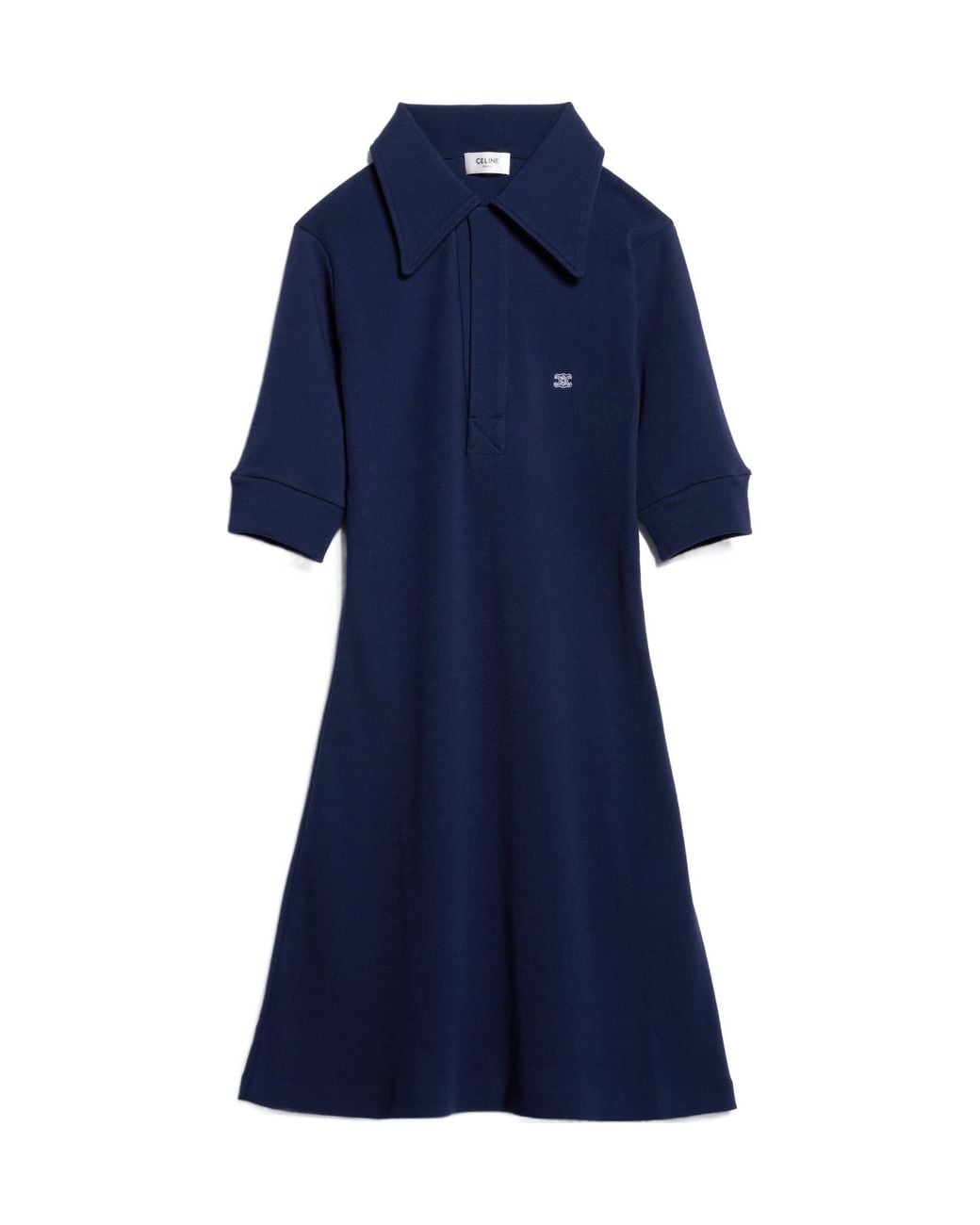 Céline Blue Mini Polo Dress