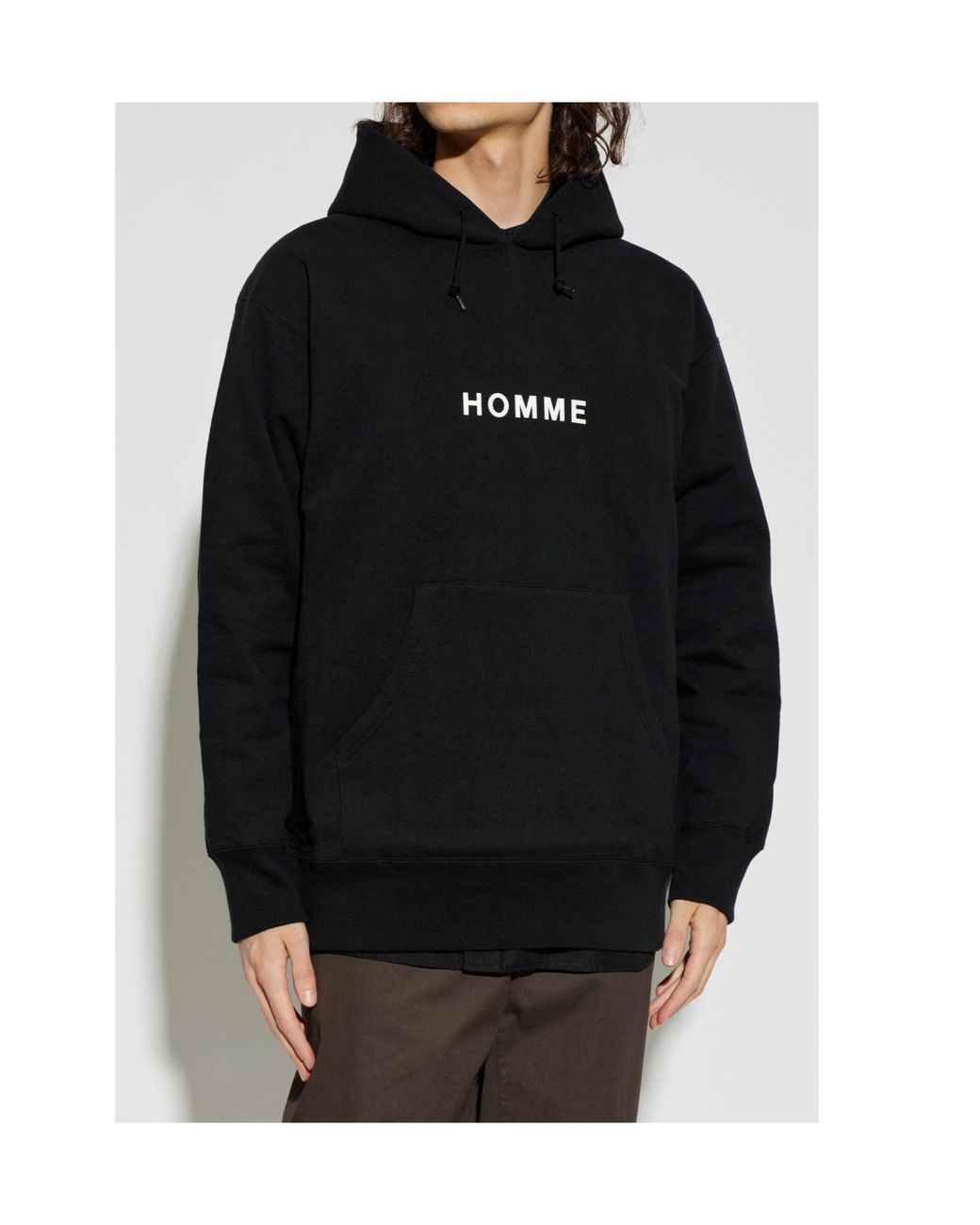 Comme des Garçons Black Hoodie for men