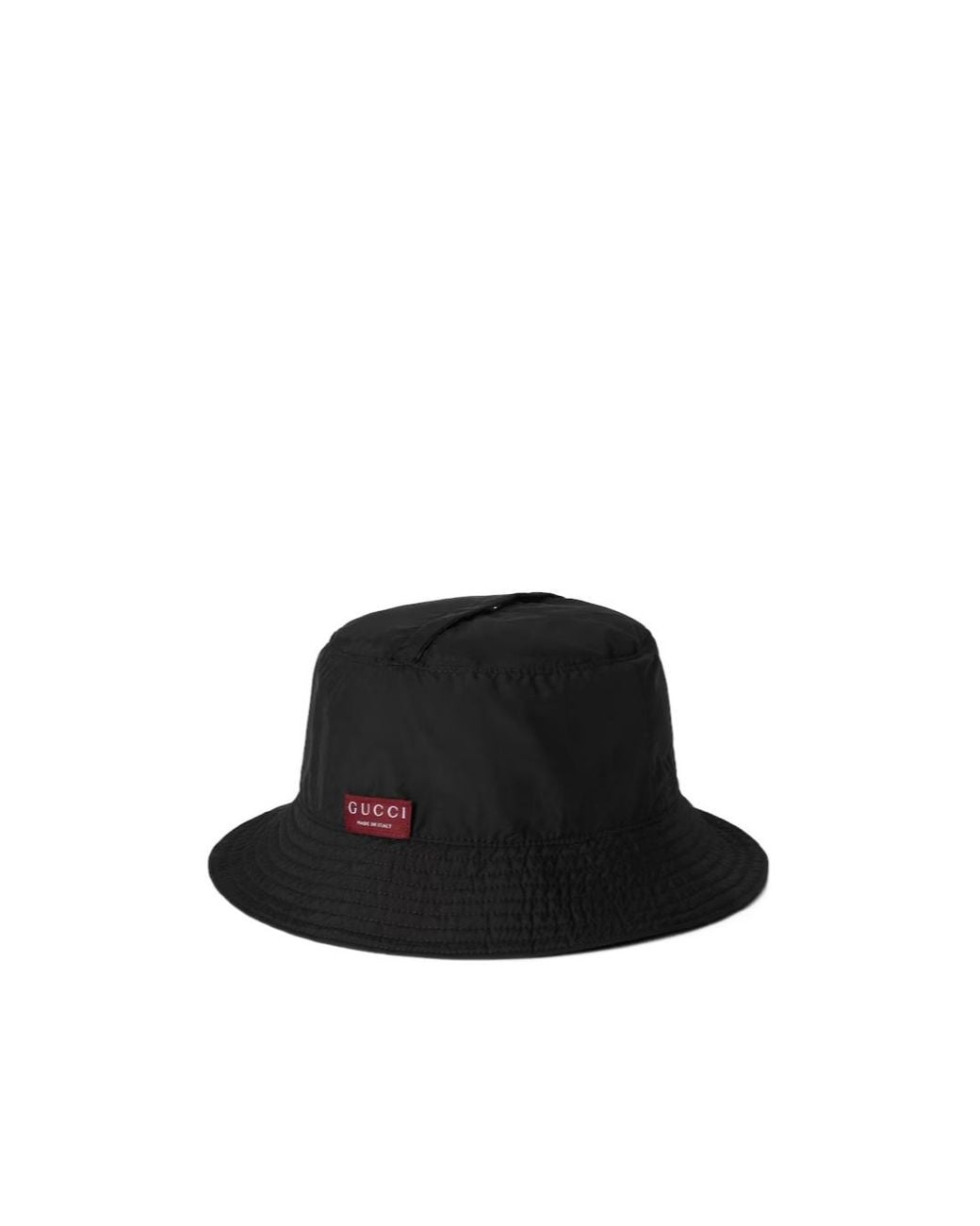 Gucci Black Reversible Gg Bucket Hat