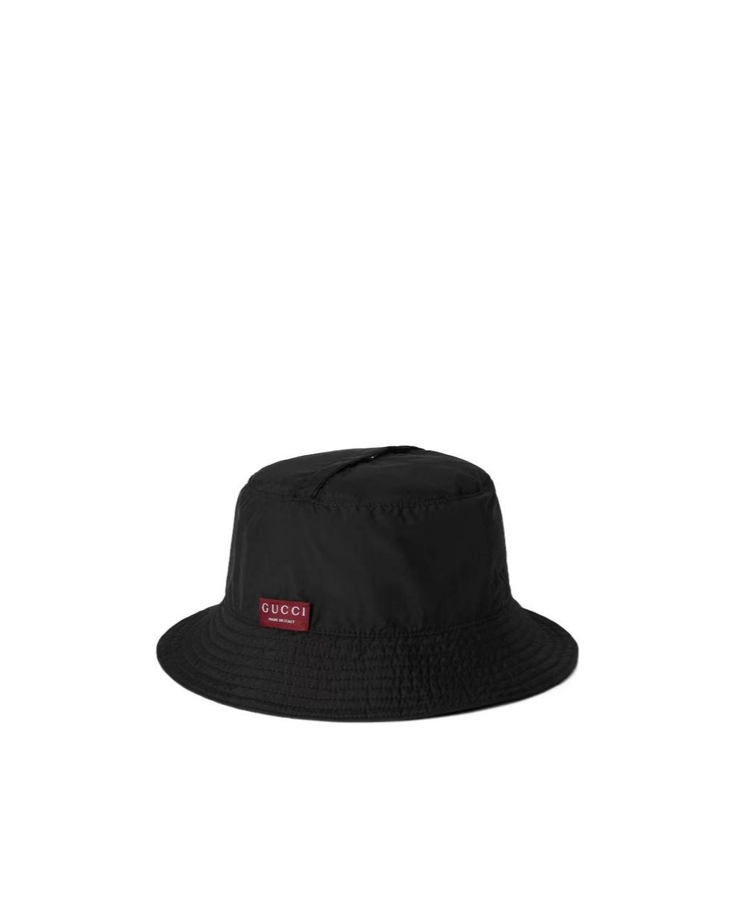 Gucci Reversible Gg Nylon Bucket Hat in Black | Lyst