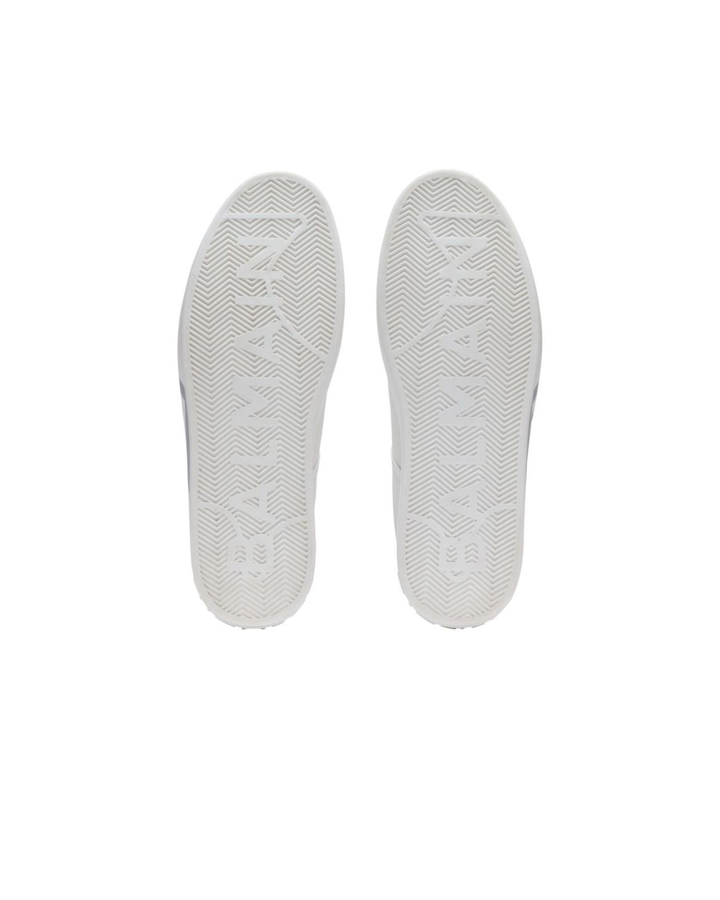 Balmain White B-Court Trainers for men