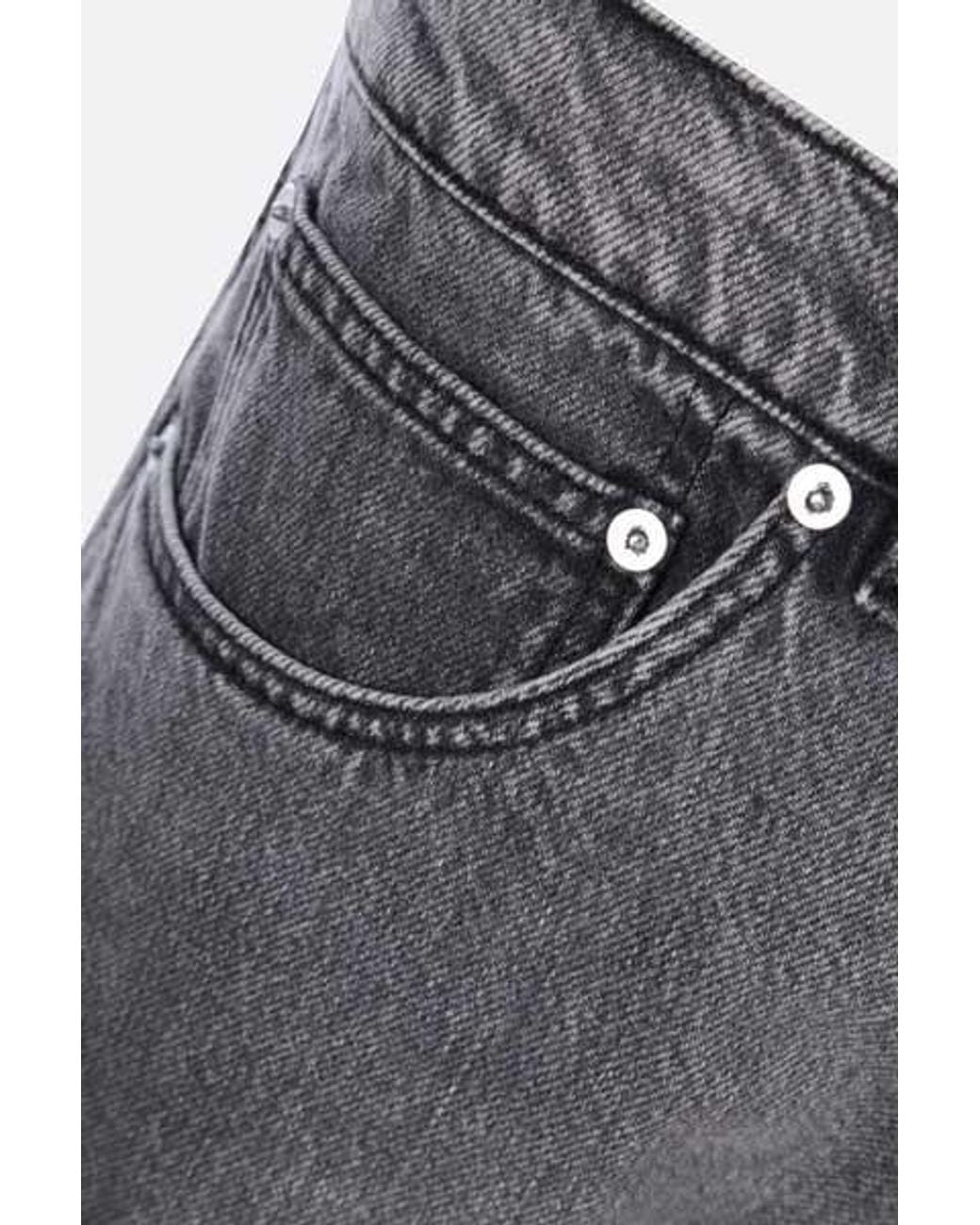 Our Legacy Gray High Waist Straight-Leg Jeans for men