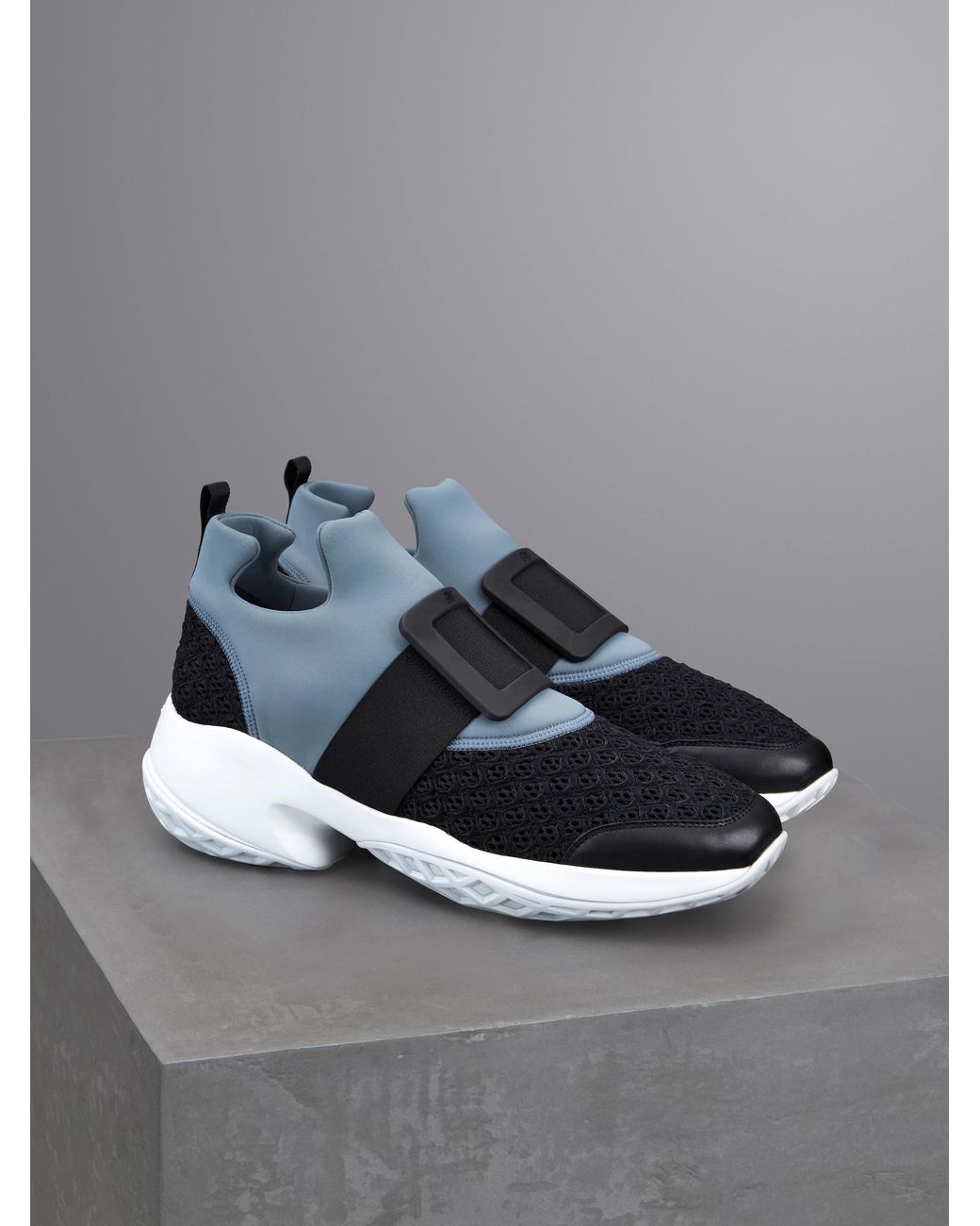 Roger Vivier Gray Viv Run Sneakers for men