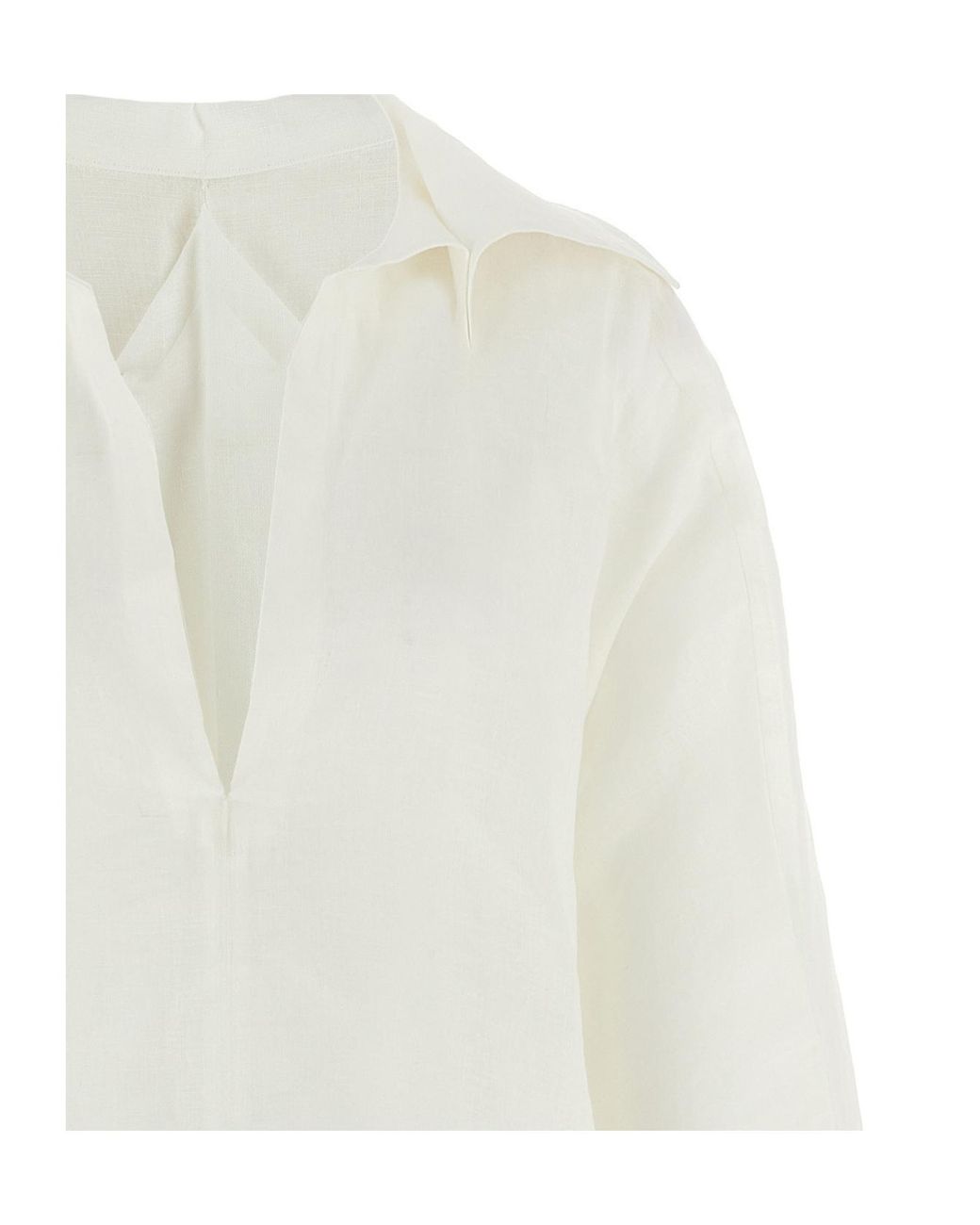 Issey Miyake White Hempen Dress