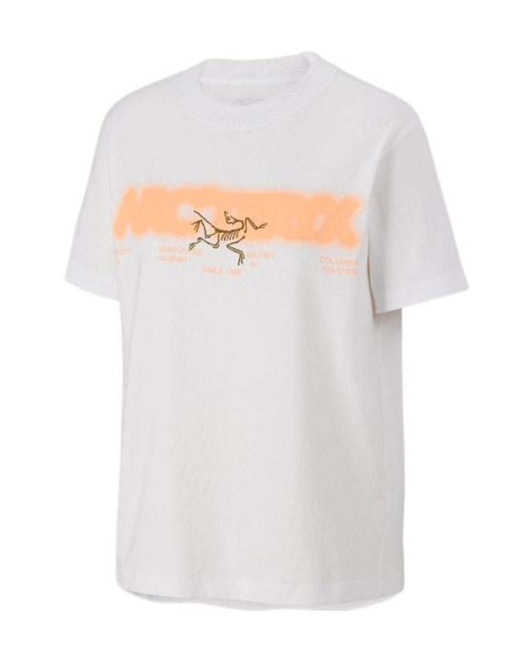 Arc'teryx White Kragg Cotton Dream State Crew Neck Shirt Ss