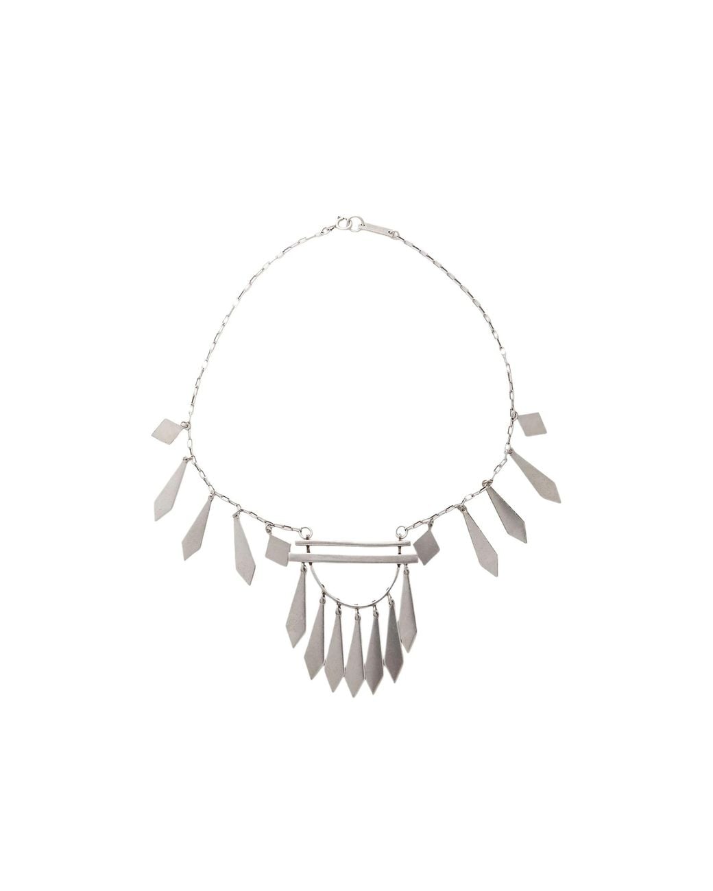 Isabel Marant White Metal Necklaces