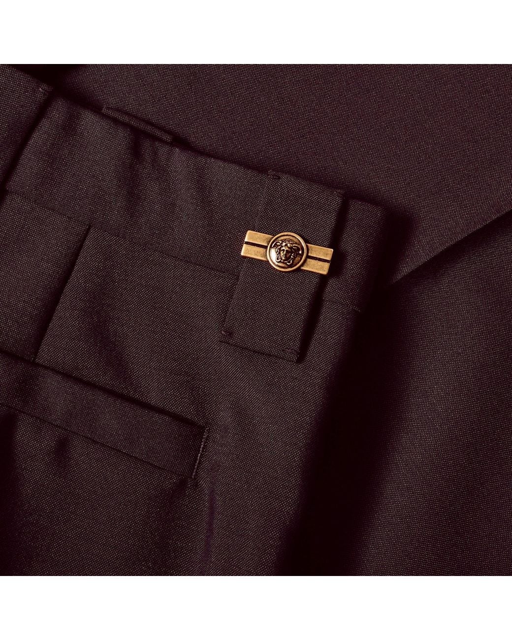 Versace Gray Casual Dress Trousers for men