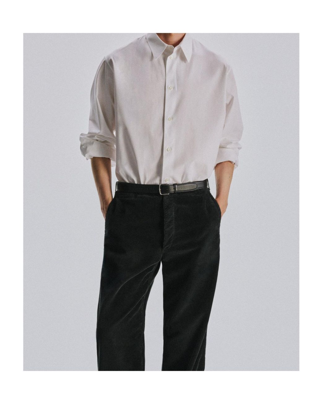 The Row White Tomek Poplin Shirt for men