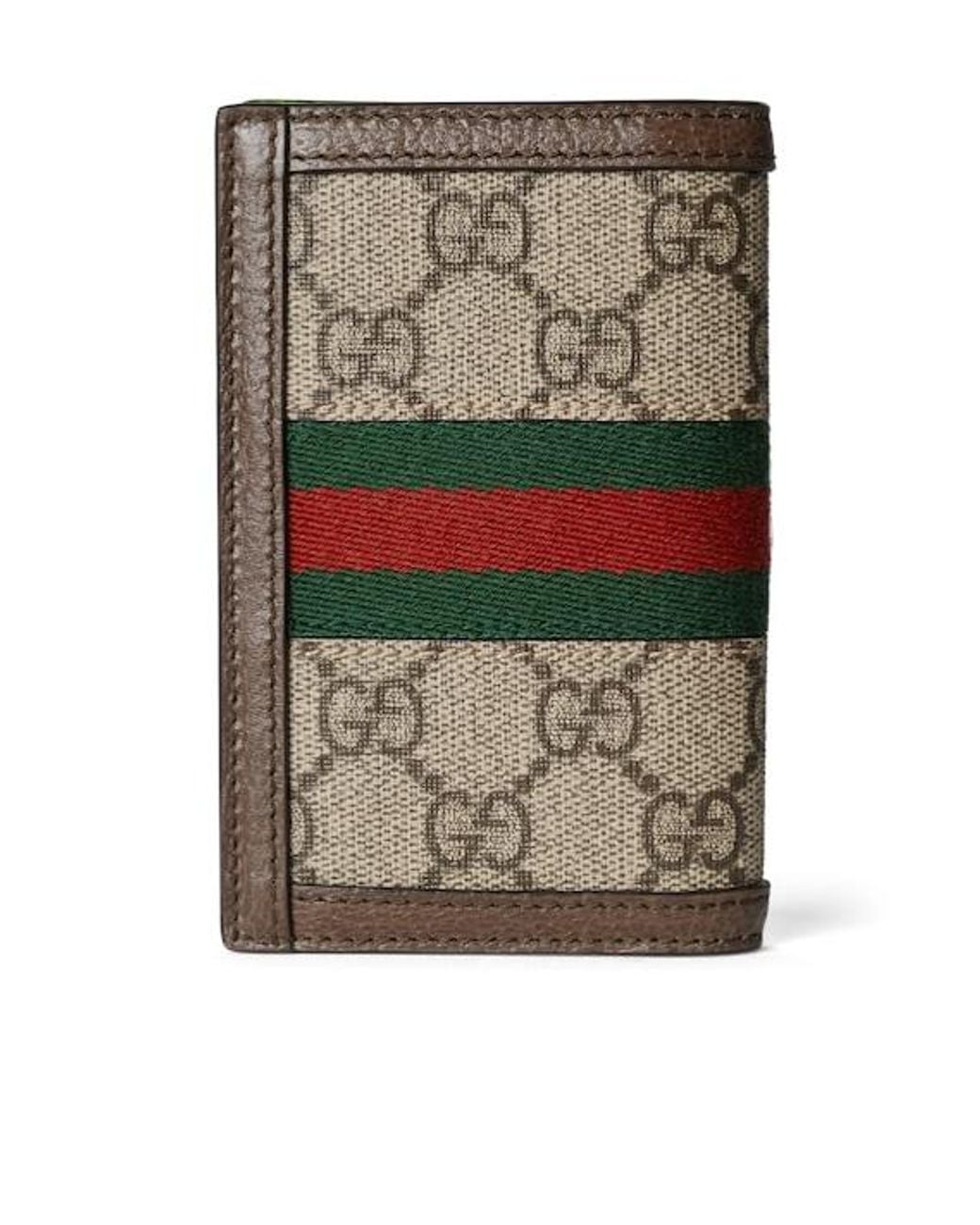 Gucci Gray Ophidia Gg Card Case for men