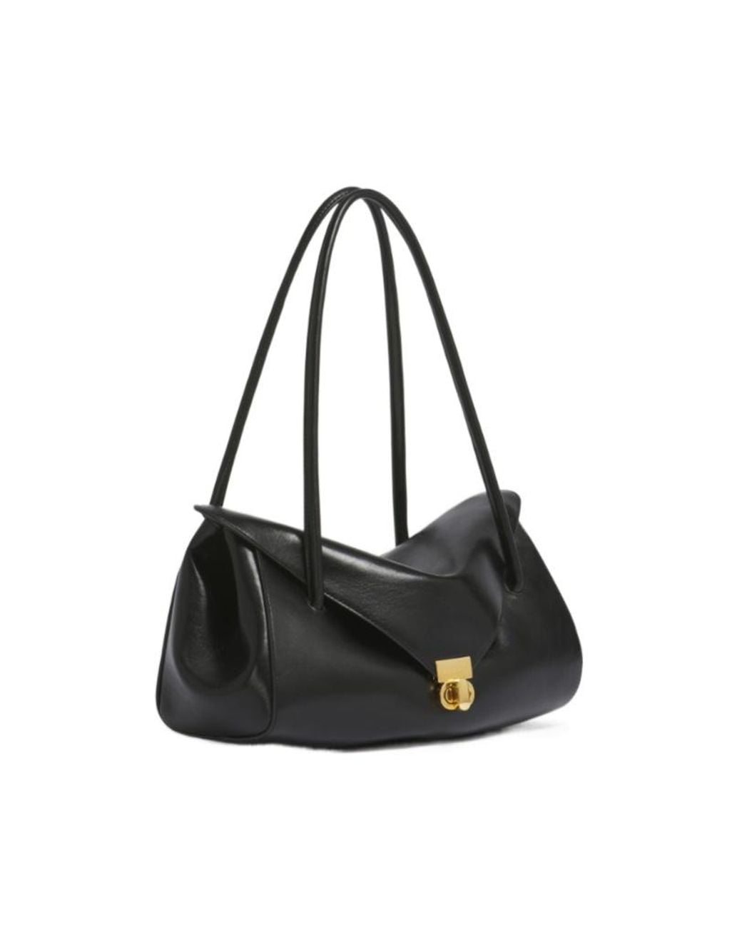Marni Black East-West Flap Shoulder Bag