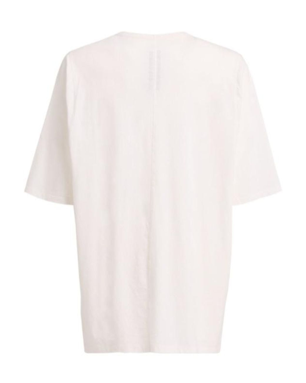 Rick Owens White Crewneck Shortsleeve for men