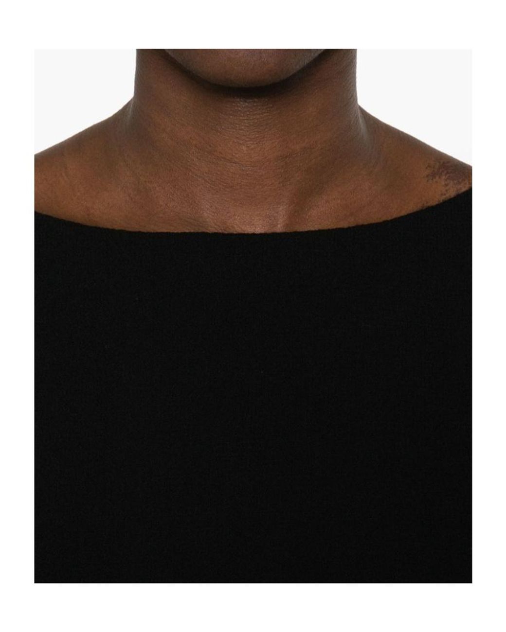 Gianluca Capannolo Black Vanessa Tunic Top