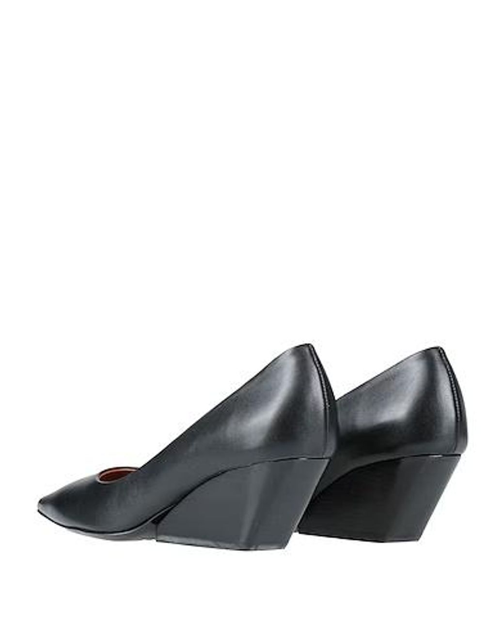 Marni Blue Nappa Leather High Heels
