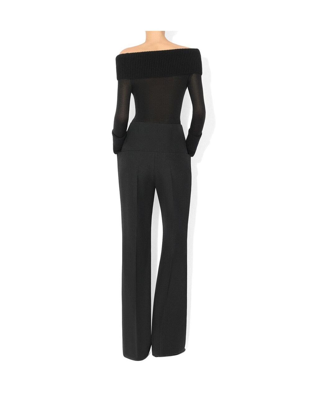 Alaïa Black Alaïa Off-Shoulder Bodysuit