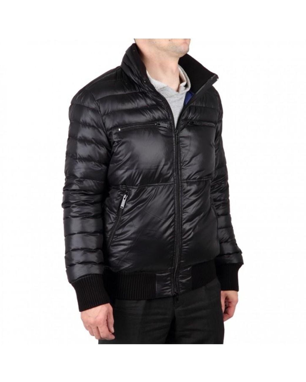 Iceberg Black Long-Sleeved Down Jacket for men