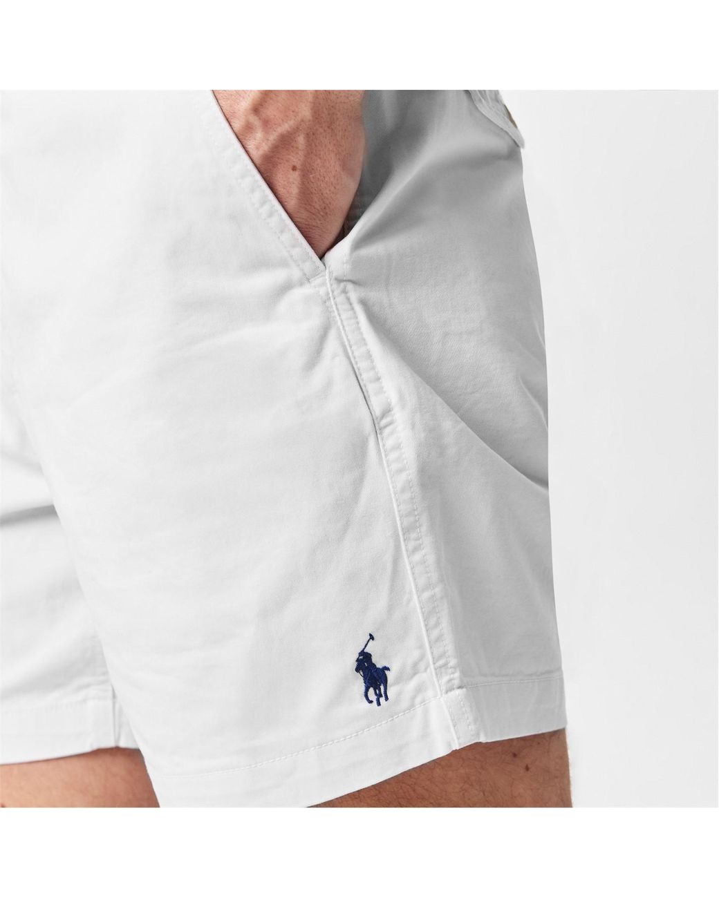 Polo Ralph Lauren White Prepster Shorts for men