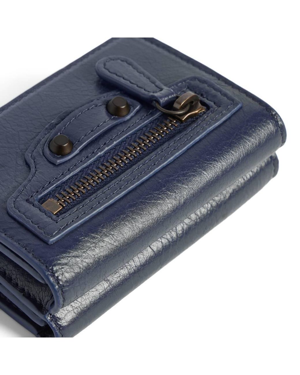 Balenciaga Blue Le City Mini Wallet