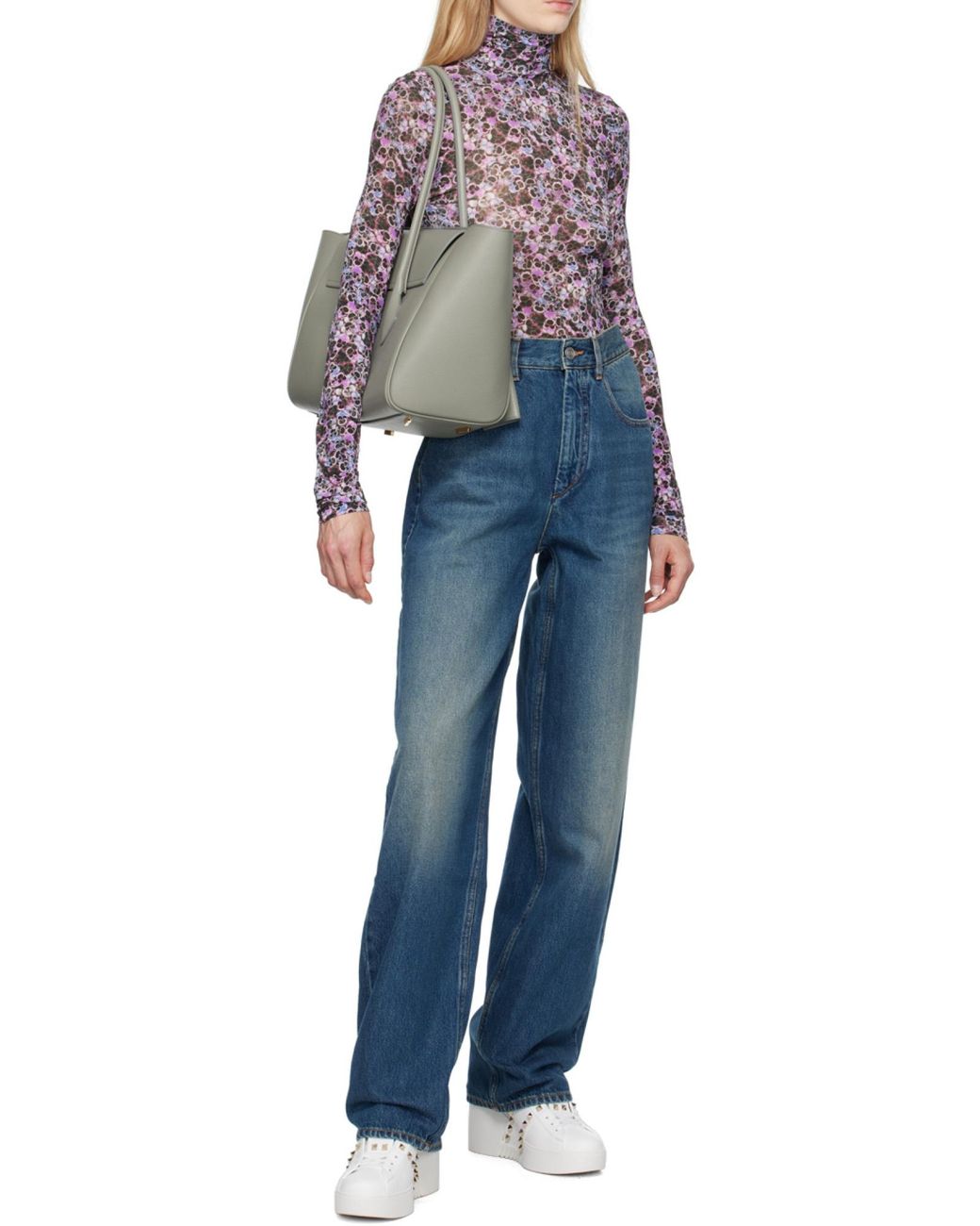 Isabel Marant Blue Joanny Mid-Rise Jeans