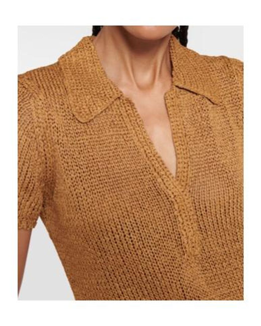 Proenza Schouler Natural Tassel-Trimmed Midi Dress