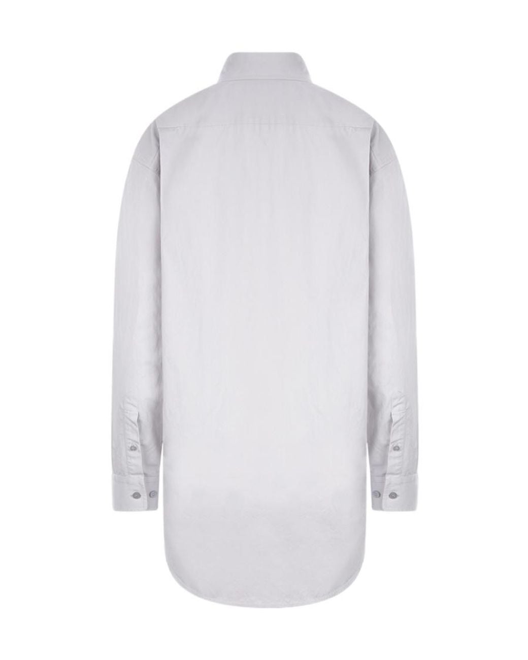 Balenciaga White Cotton Wrapped Shirt