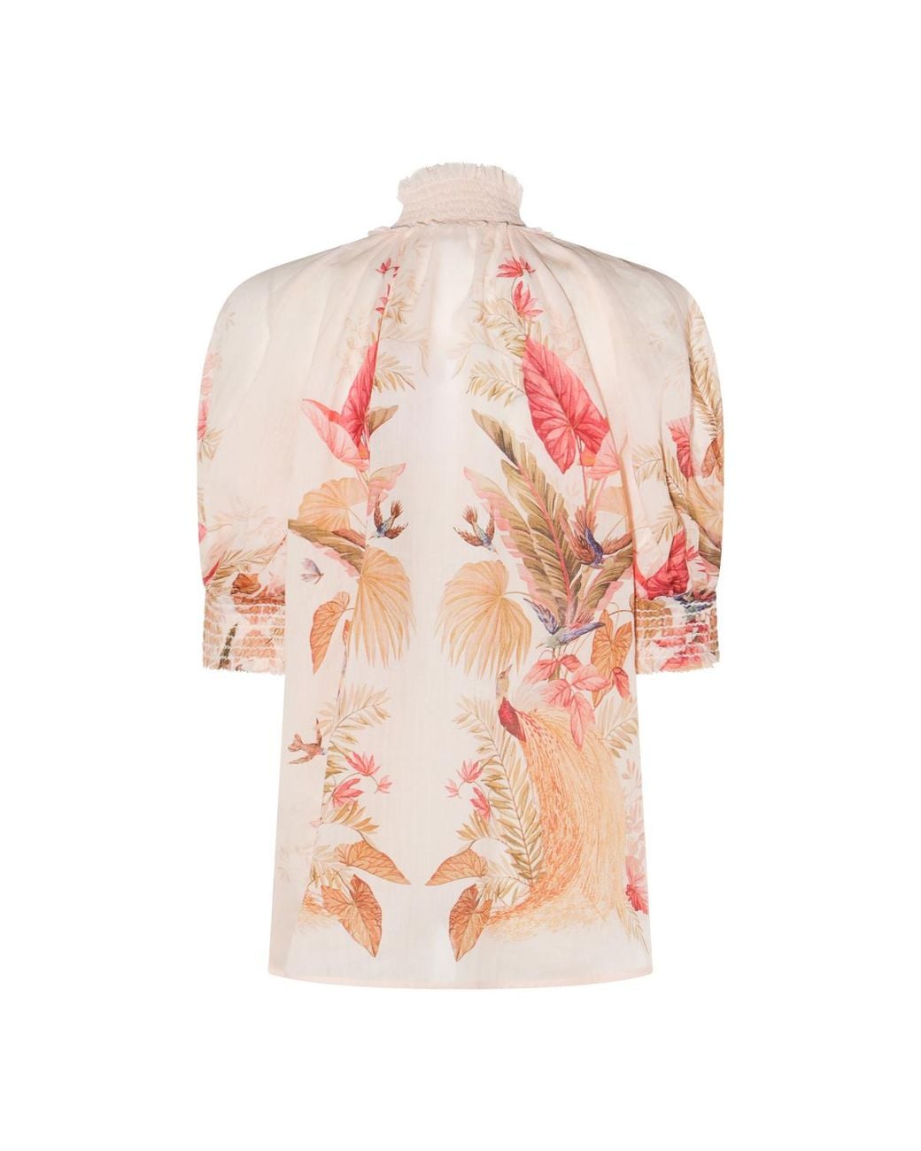 Zimmermann Pink Ascension Billow Blouse