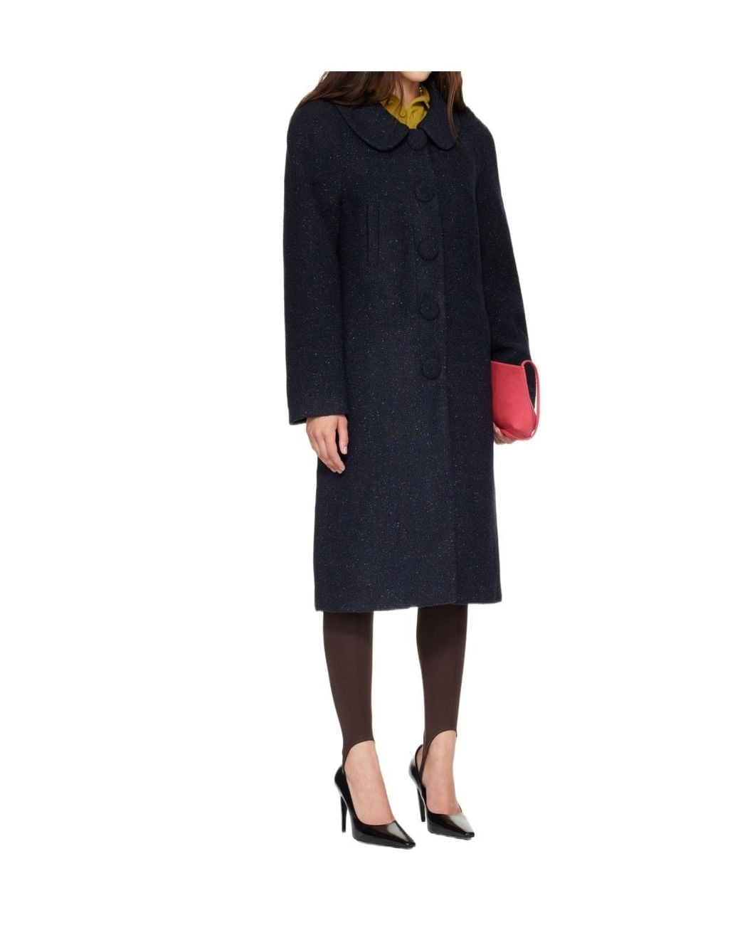 ShuShu/Tong Blue Single-Breasted Coat
