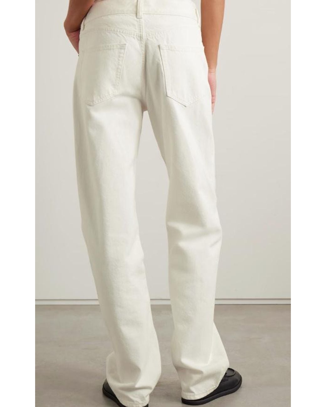The Row White Burty Jeans