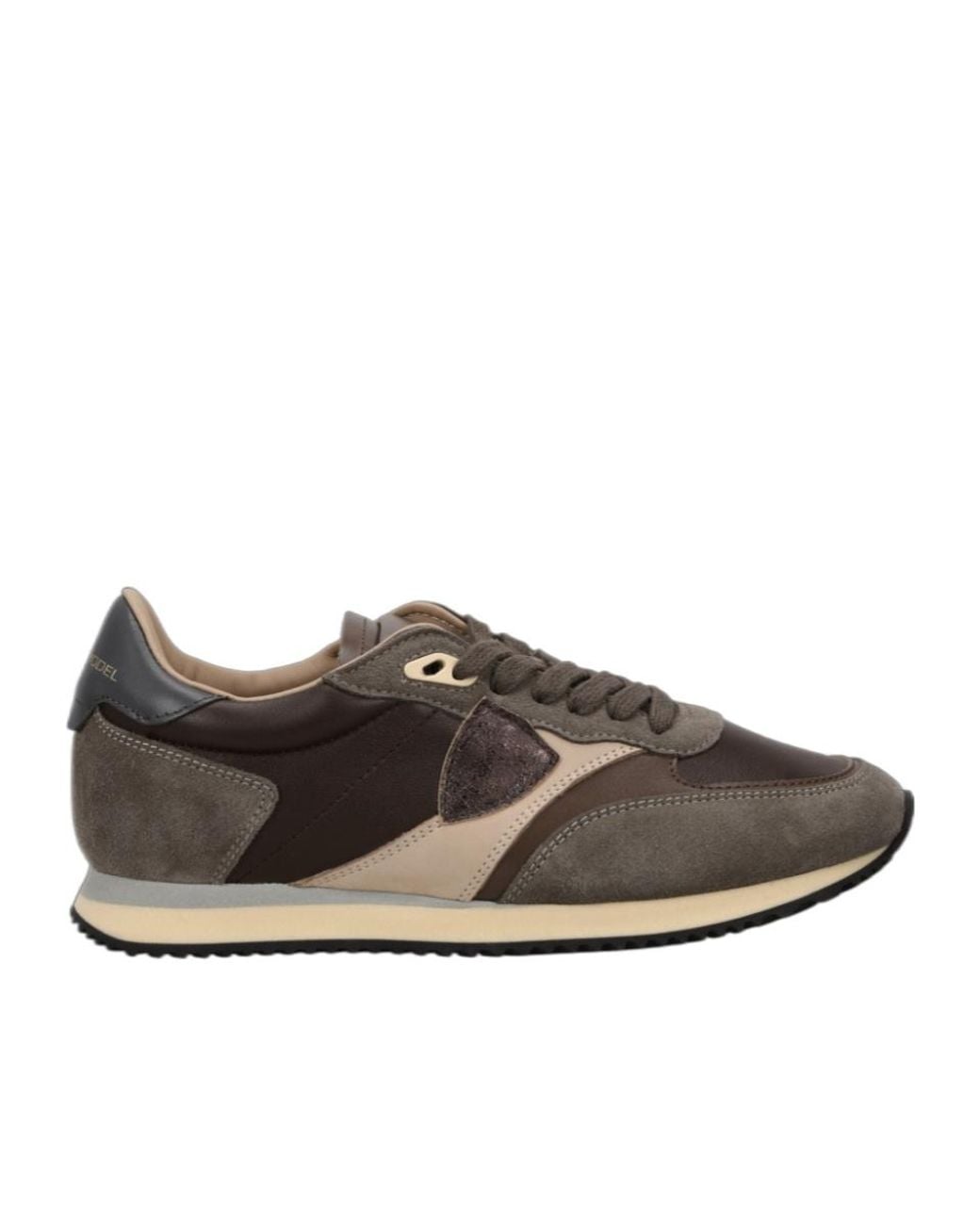 Philippe Model Brown Retro Runner Low-Top Sneakers