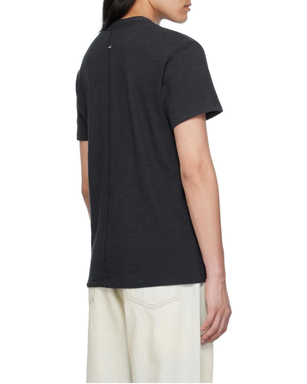 Rag & Bone Blue Crew Neck Short-Sleeve T-Shirt for men