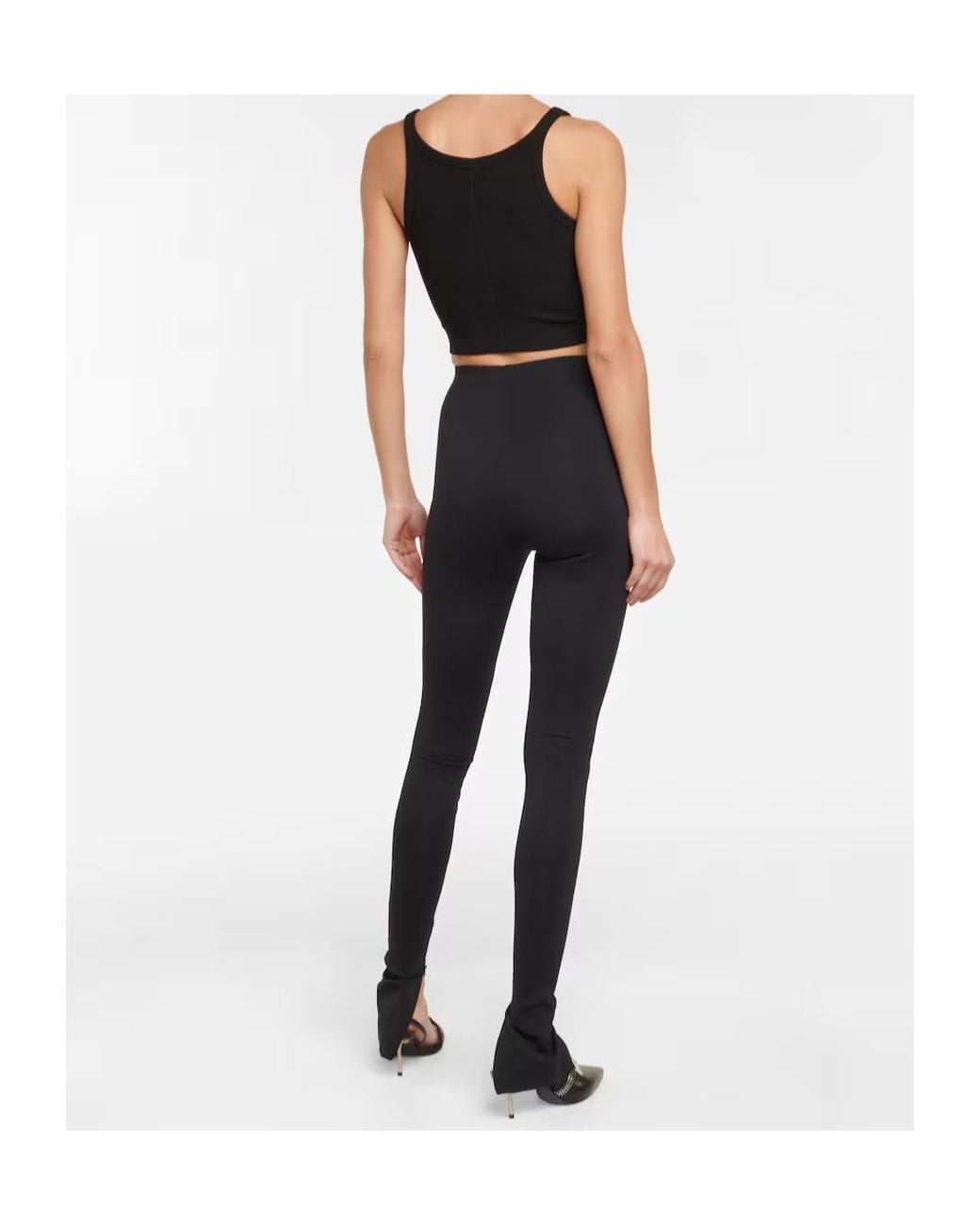 Wardrobe NYC Black High-Waisted Skinny Casual Pants
