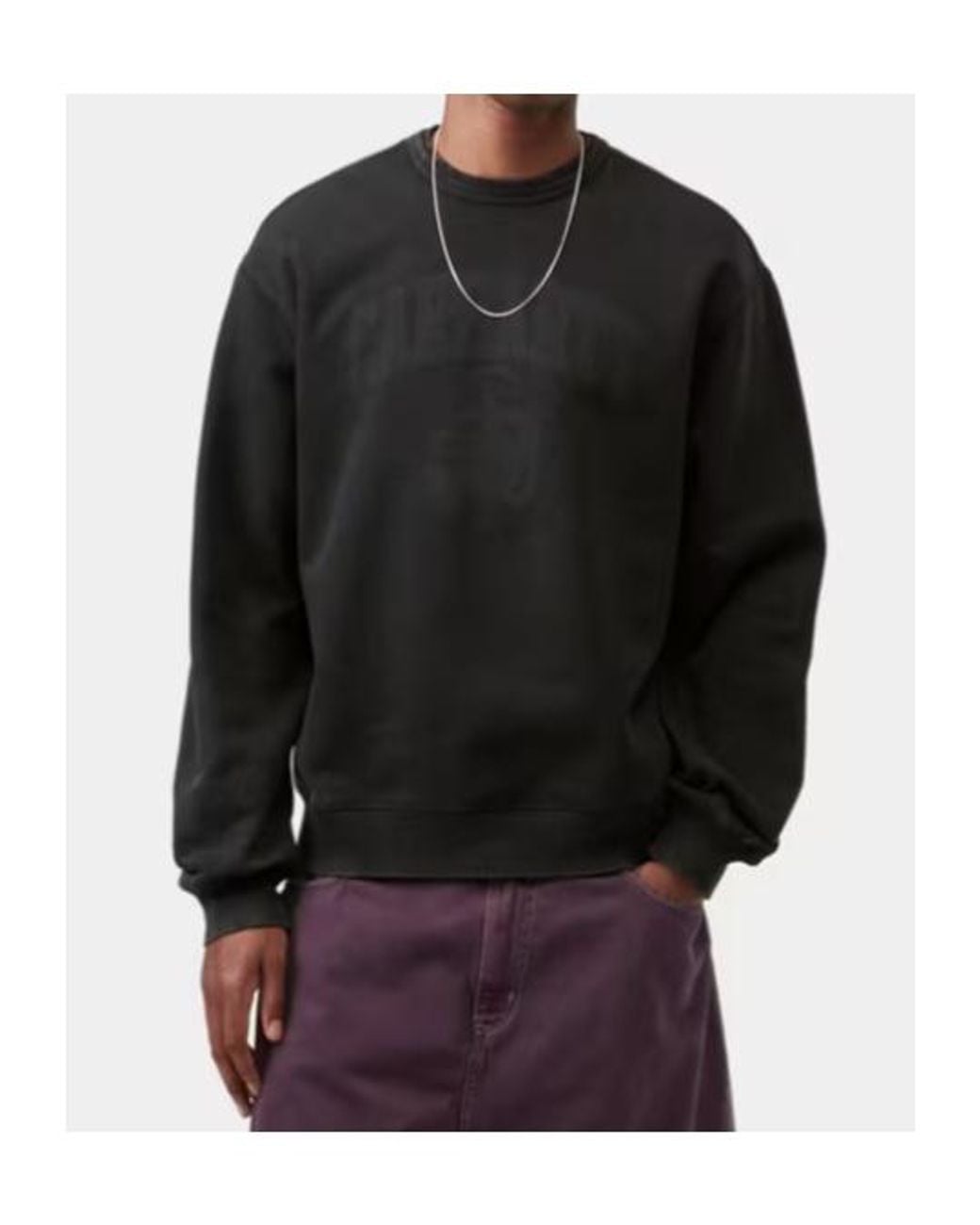 Carhartt Black Faded Pond Corps Sweatshirt for men