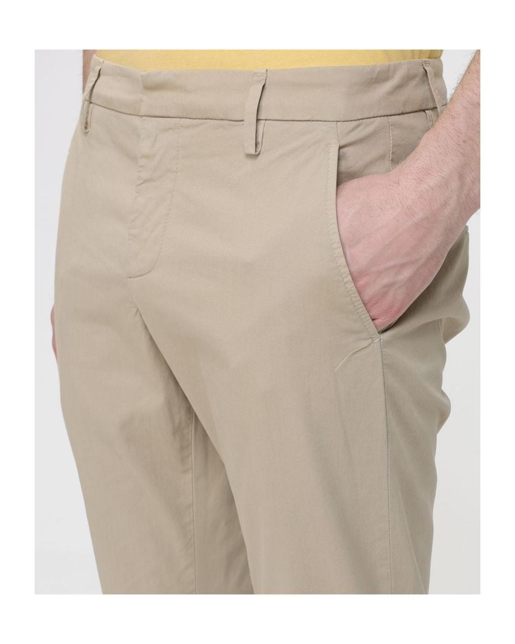 Dondup Natural Gaubert Slim Chino Pants for men