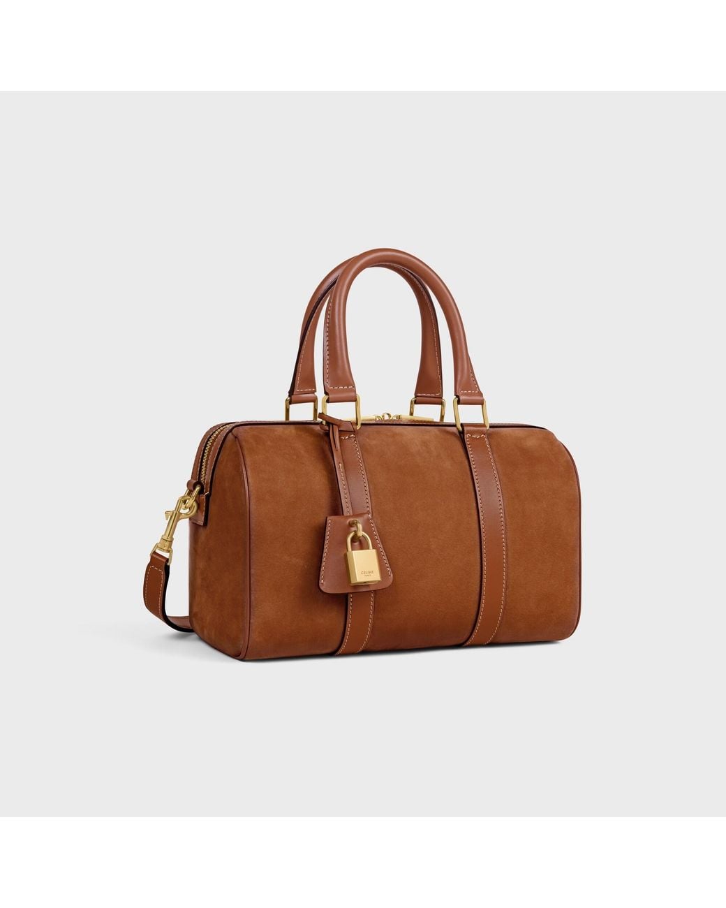 Céline Brown Medium Boston Shoulder Bag