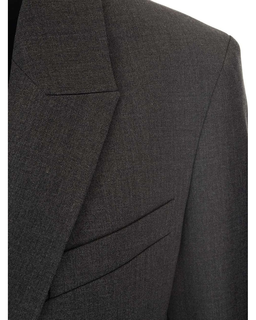 Theory Black Single-Breasted Tailored Blazer