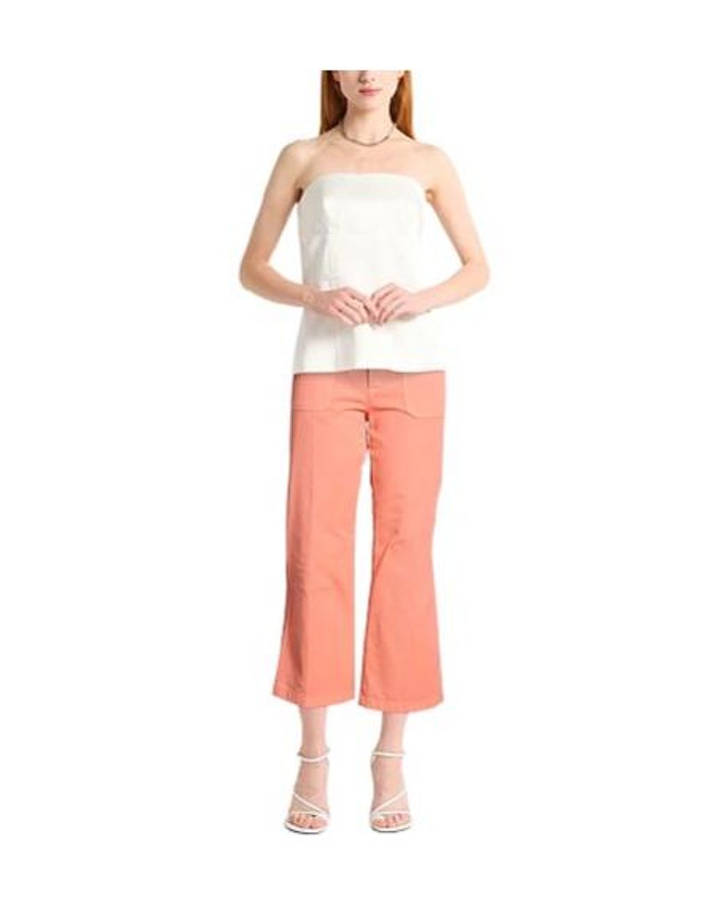 Chloé Pink Solid Colour Flared Trousers