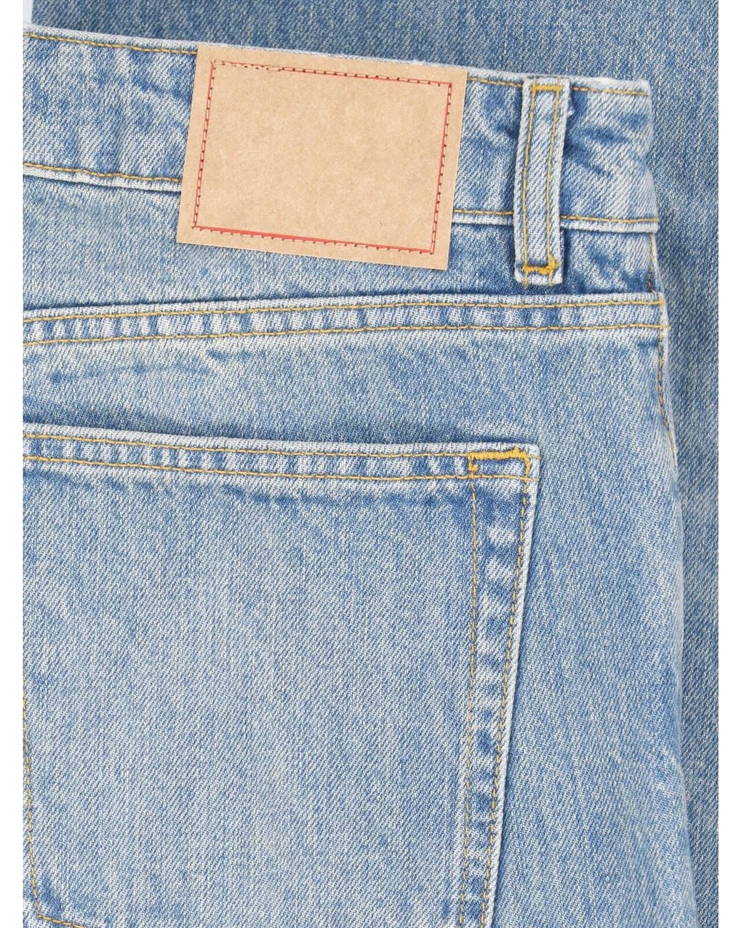 Jeanerica Blue Kyoto Washed Straight-Leg Jeans