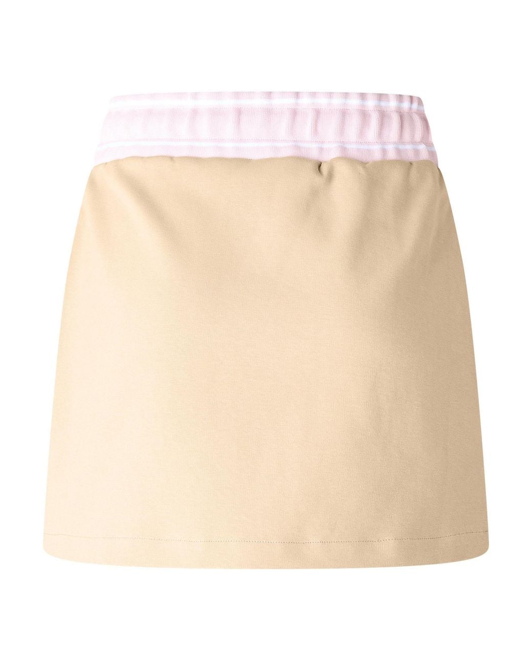 Casablanca Natural Color-Block Skirt