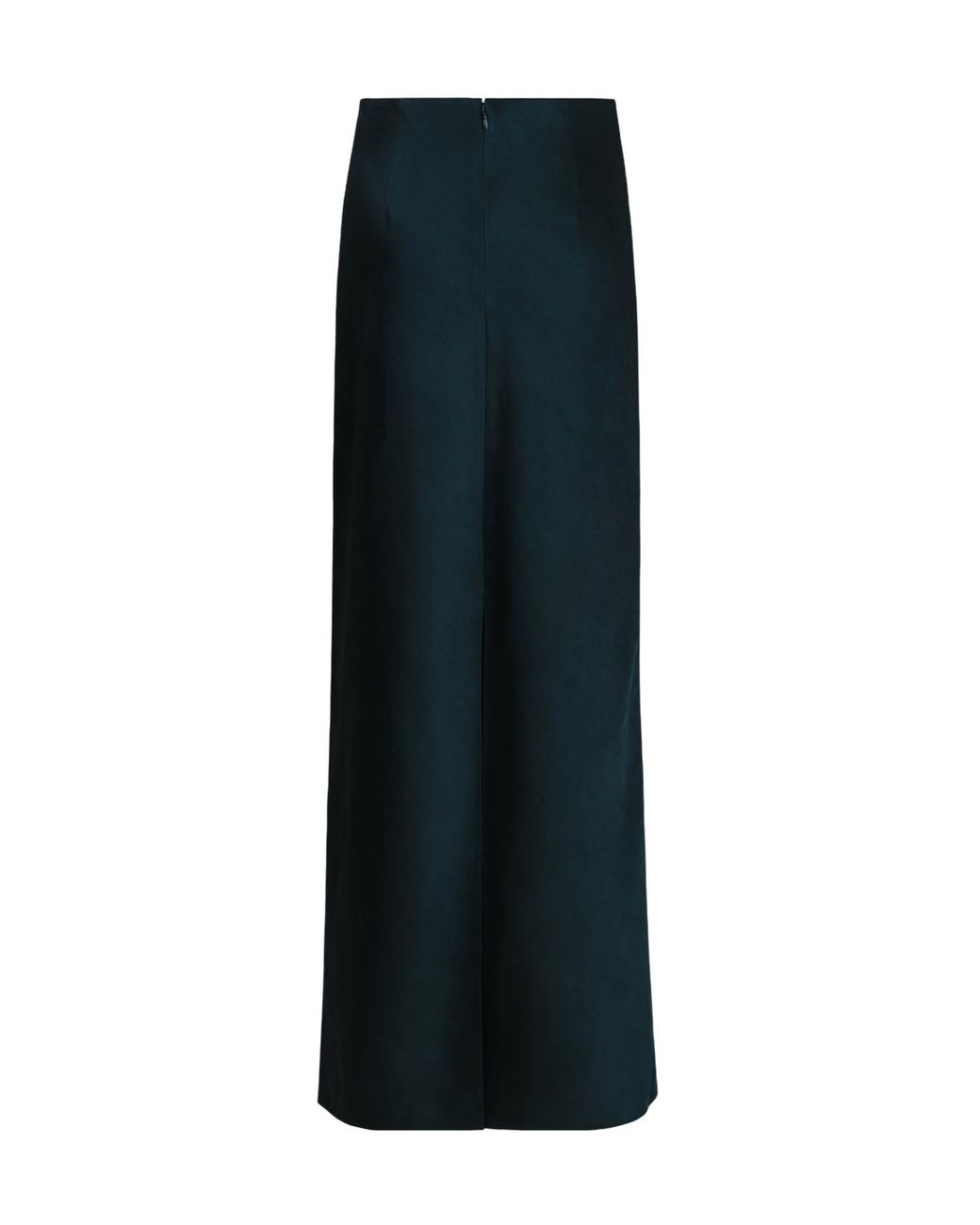 Vince Blue High-Waist Satin Skirt