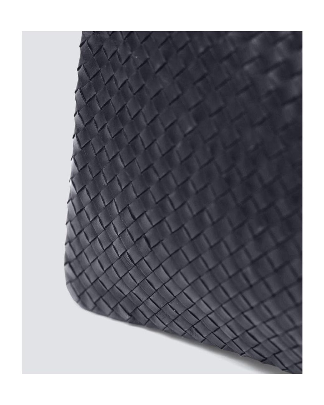 Dragon Diffusion Blue Woven Leather Clutch Bag