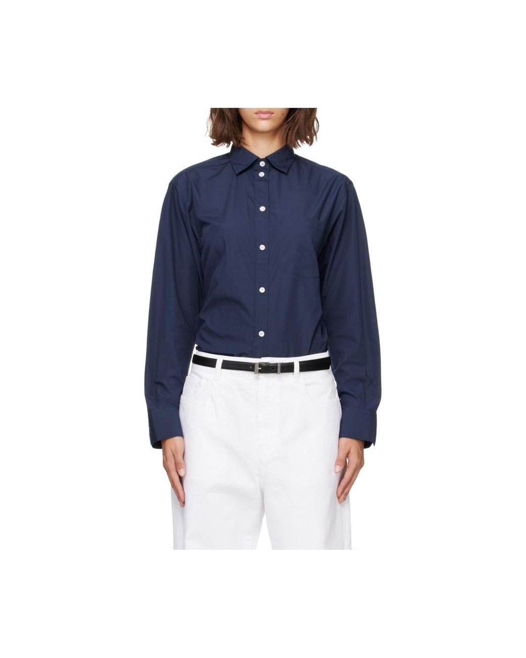 Rohe Blue Classic Pocket Shirt