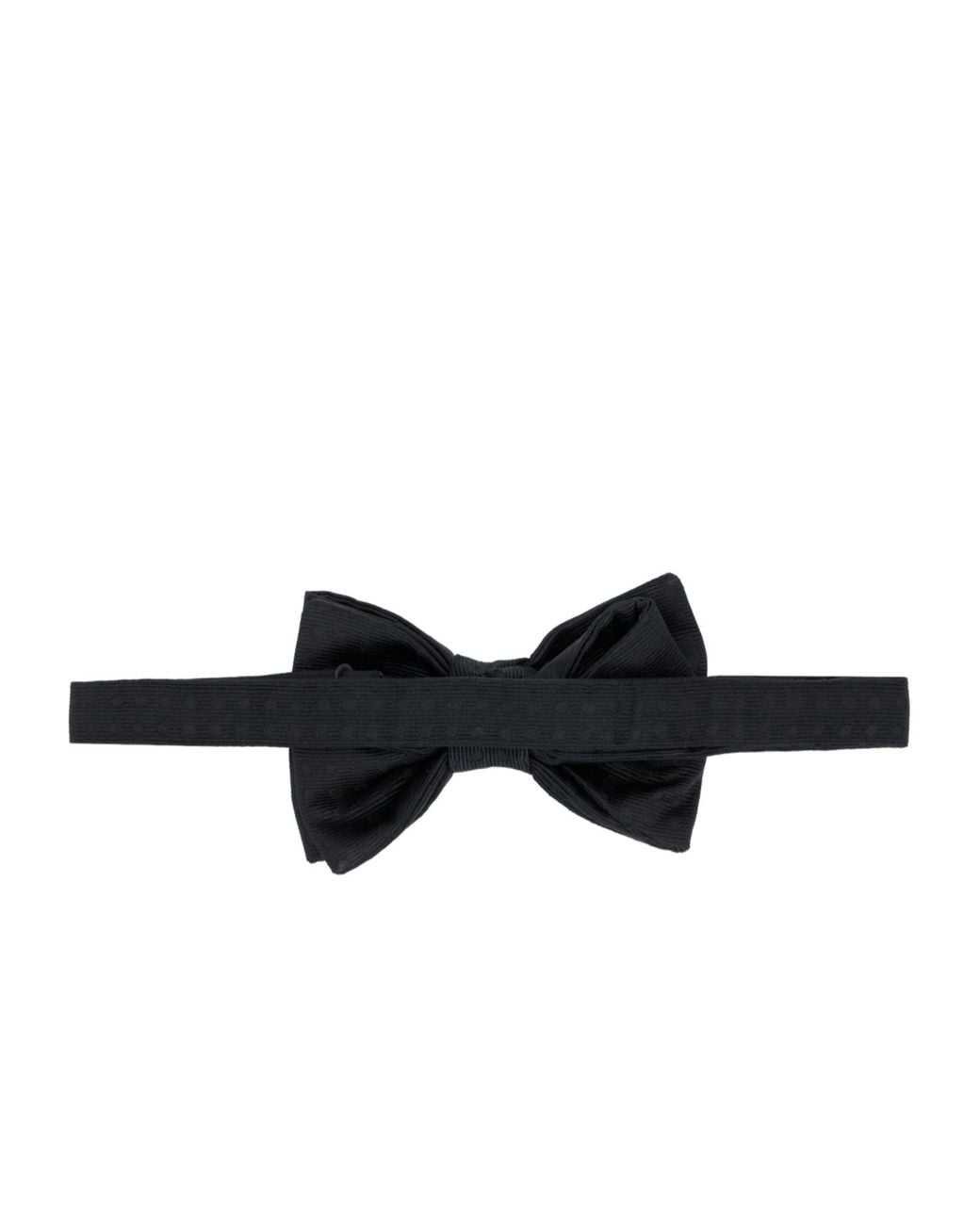Tom Ford Black Polka Dot Bow Tie for men
