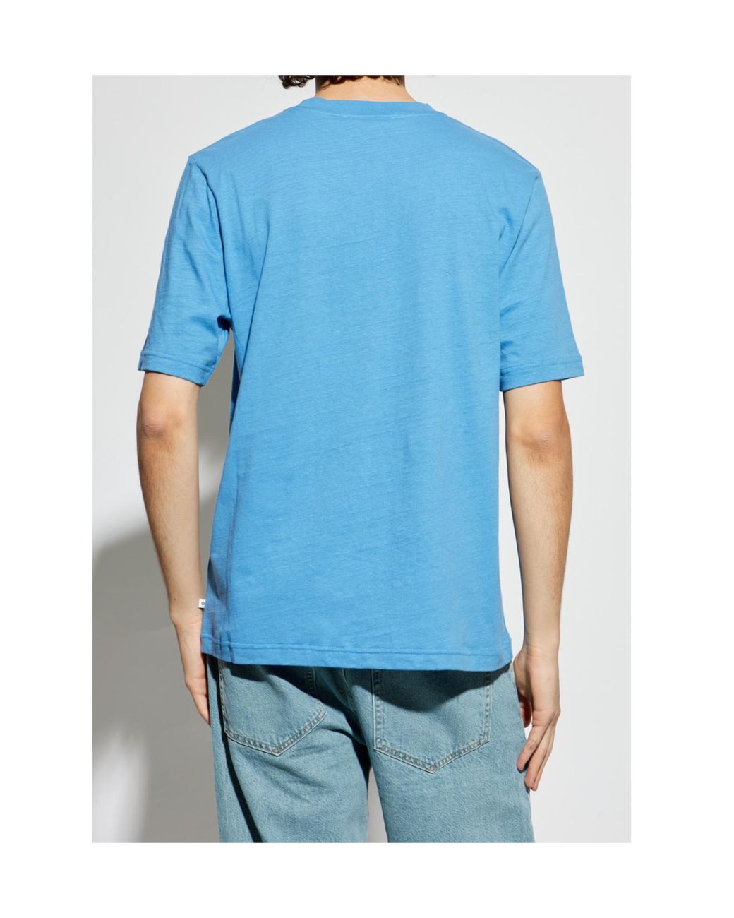 Samsøe & Samsøe Blue Samsøe Samsøe Crew Neck T-Shirt for men