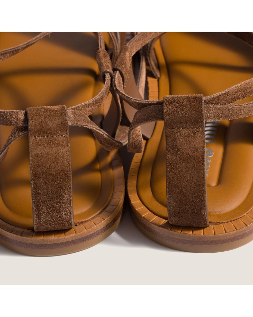 Miu Miu Brown Suede Sandals