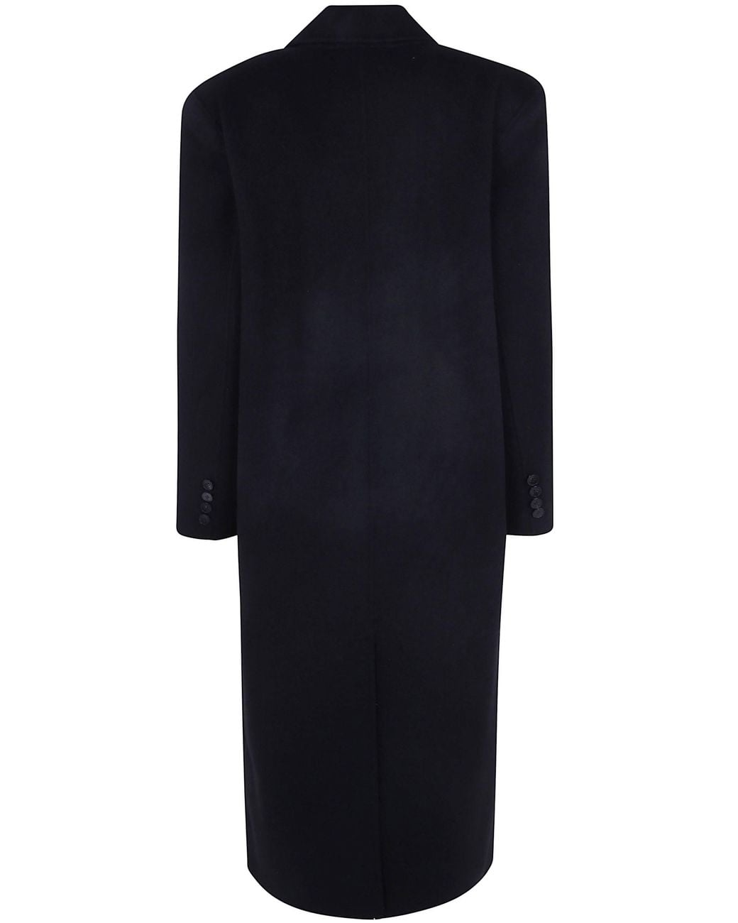Frankie Shop Blue Gaia Double Breasted Long Sleeved Coat