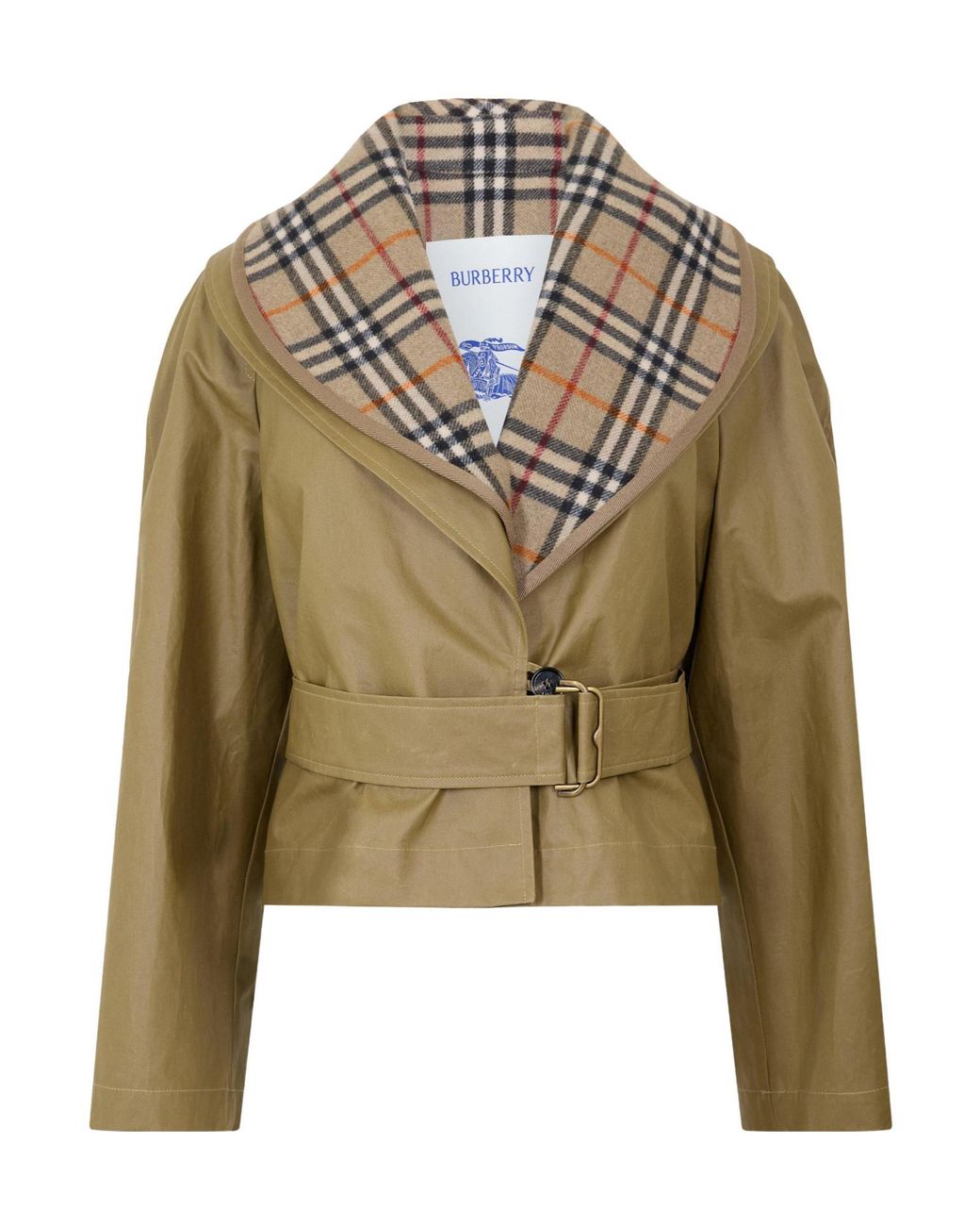Burberry Green Khaki Short Jacket